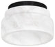 Bezel, White3.75"Lx3.75"Wx1.25"H
