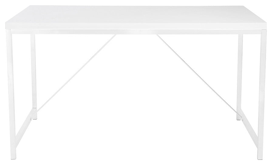 Gilbert Desk, White With White Frame