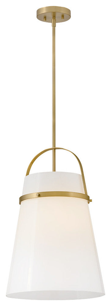Lark Tori Medium Pendant, Lacquered Brass