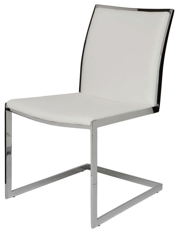Temple Dining Chair by Nuevo Living, White