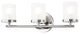 Ryan 3-Light Bath Bracket, Polished Nickel