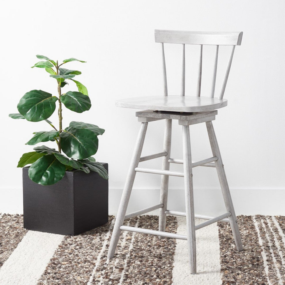 Safavieh Tage Swivel Counter Stool, Grey