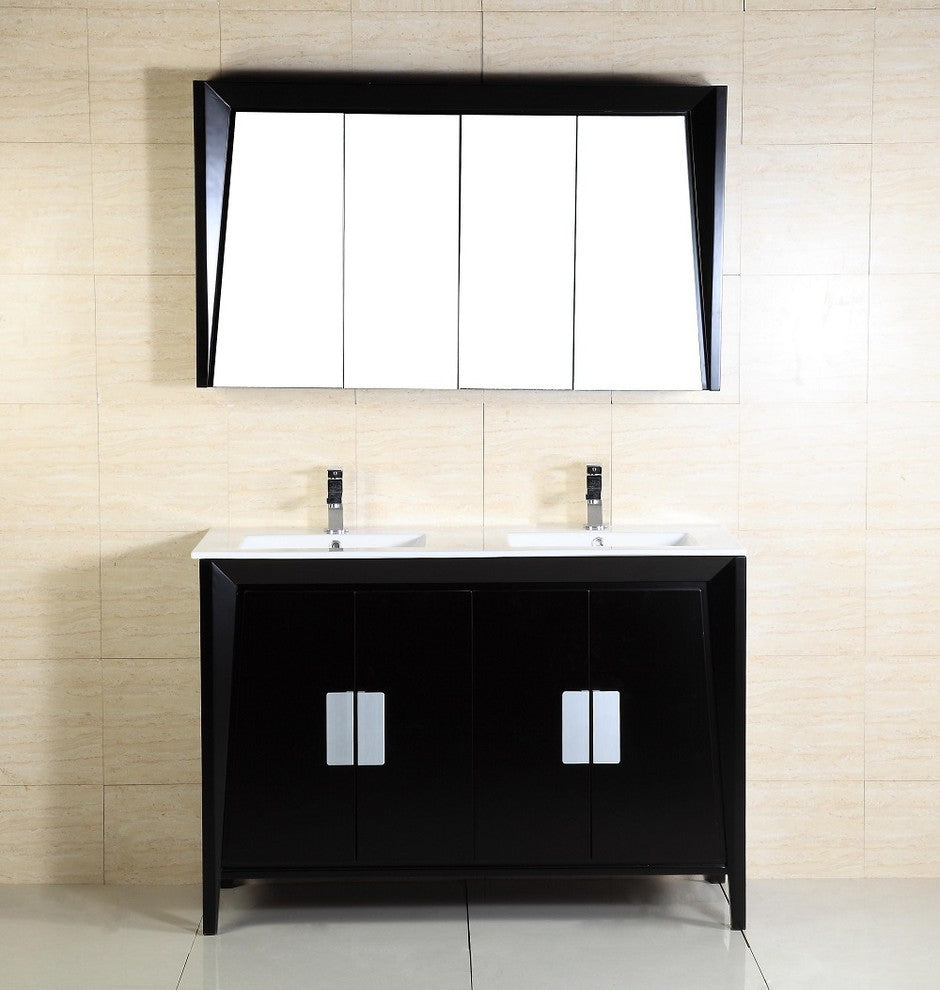 Zane Double-Sink Vanity, 48"