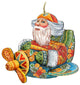Aviator Santa Scenic, Decorative Ornament