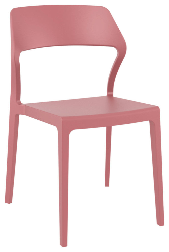 Snow Dining Chair, Set of 2, Marsala