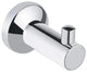 BOANN Stainless Steel Single Bathrobe Hook, Chrome