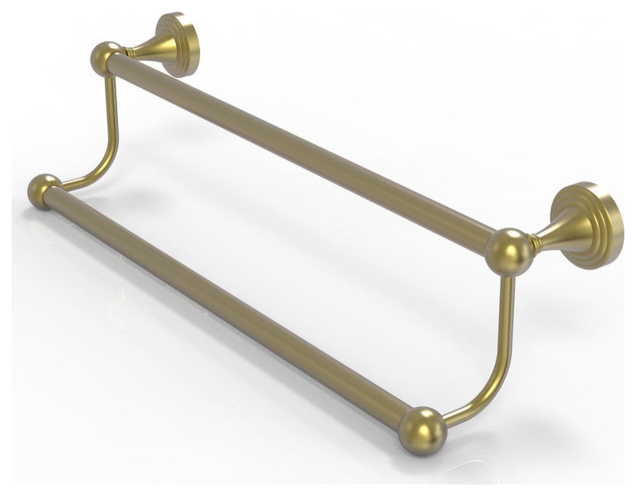 Sag Harbor 36" Double Towel Bar, Satin Brass