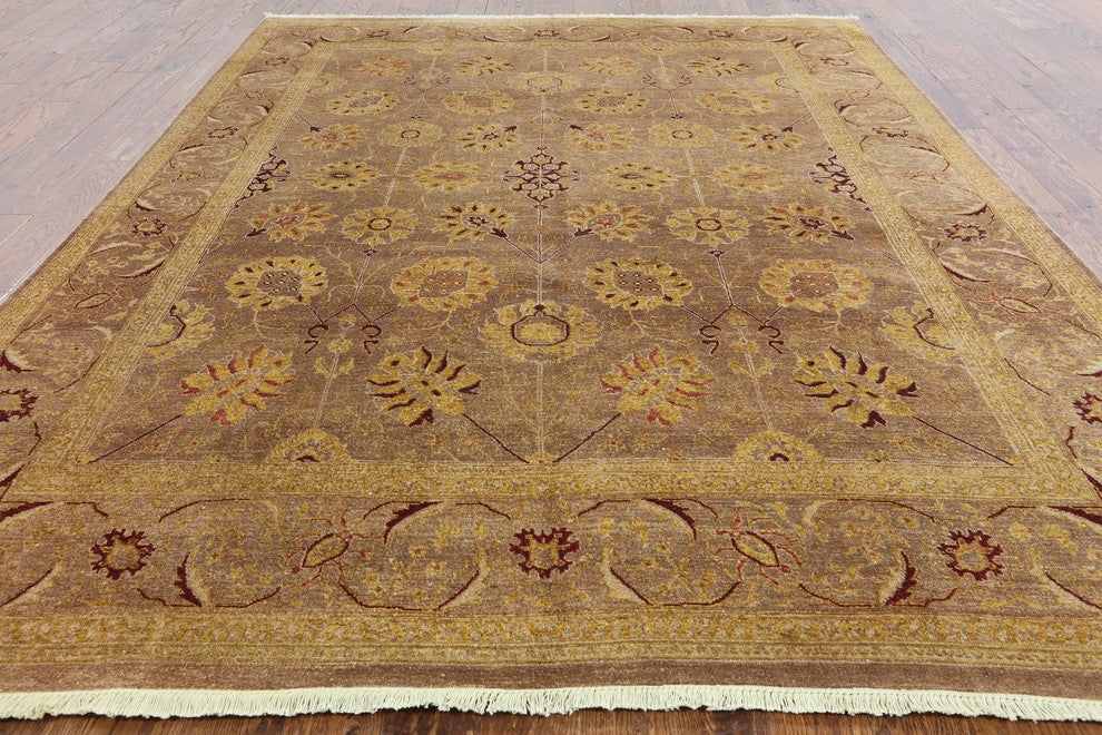 8'x10' Chobi Peshawar Hand Knotted Oriental Rug, W1994
