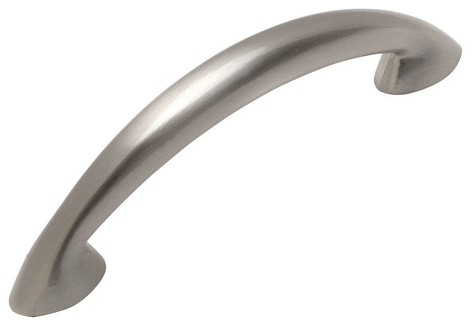Cabinet Pull, 2-1/2" Hole Centers, Satin Nickel, Set of 10