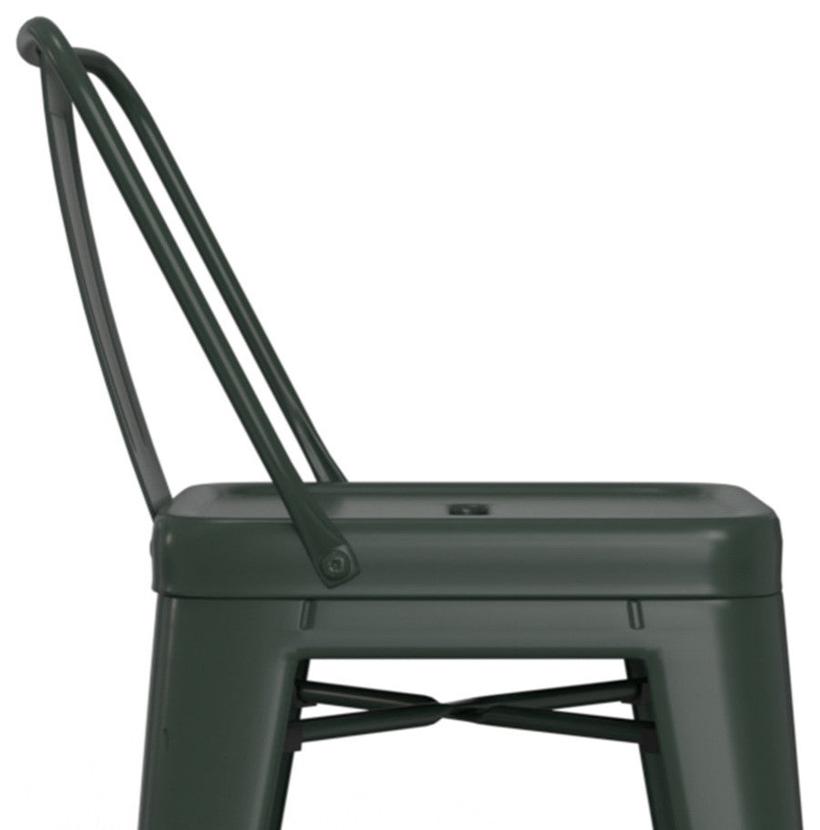 Rayne 24 inch Metal Counter Height Stool (Set of 2)