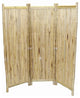 3 Screen Small Round Sticks Bamboo Panel