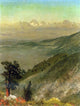 Albert Bierstadt Wasatch Mountains Premium Canvas Print