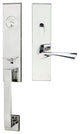 Breeze Lever, Mortise Entry Handleset, RHR, Polished Stainless Steel