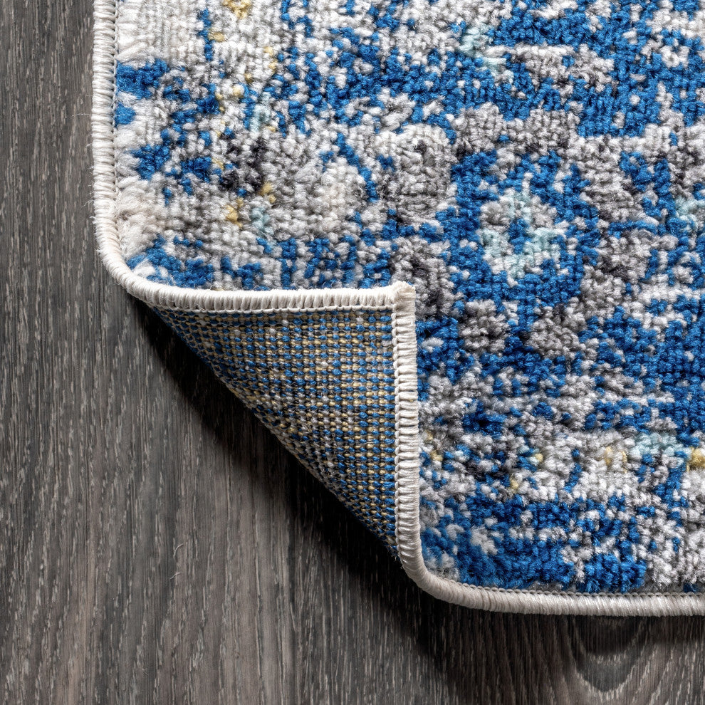 Modern Persian Boho Vintage Medallion Area Rug, 2 X 8