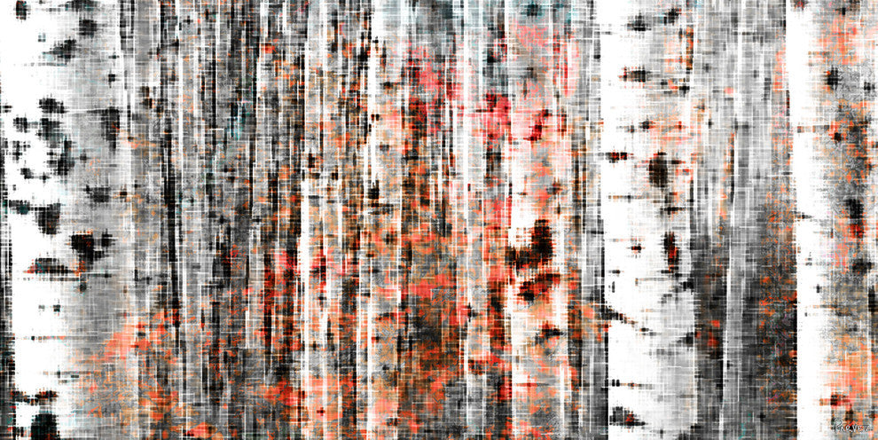 "Tree Ski" Fine Art Canvas Print, 45"x22.5"