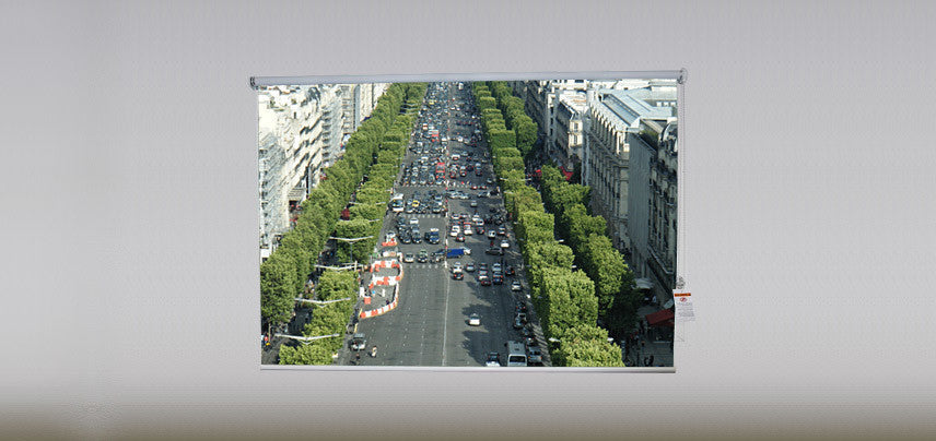 "City Of Paris" Artwork, 5' Shade, Fabric