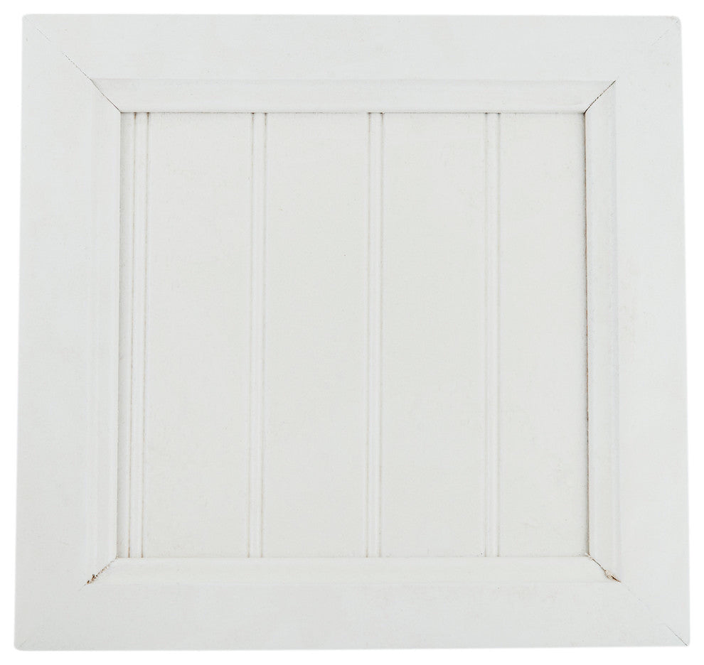 41" Shelter Bay Credenza, Bright White, Concord Cherry