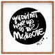Deny Designs Kal Barteski You Did Not Wake Up To Be Mediocre 2 Square Tray