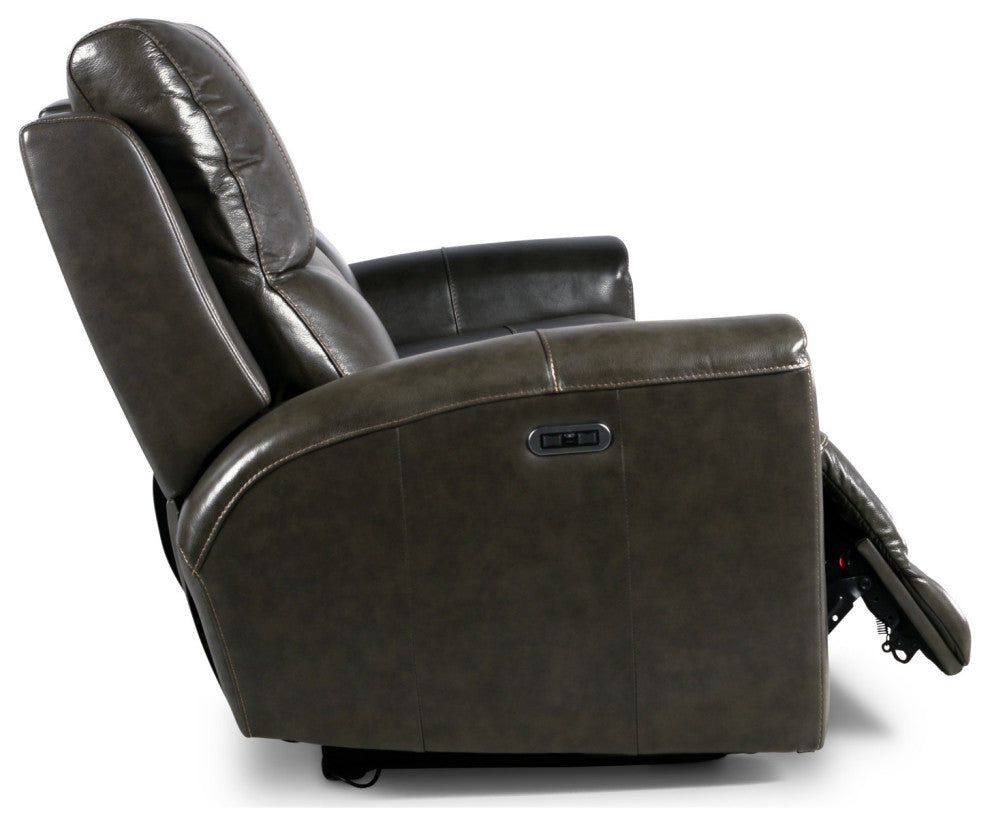 Laurel Power Reclining Sofa, Gray