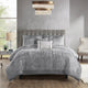 Madison Park Lee 5 Piece Crinkle Velvet Comforter Set