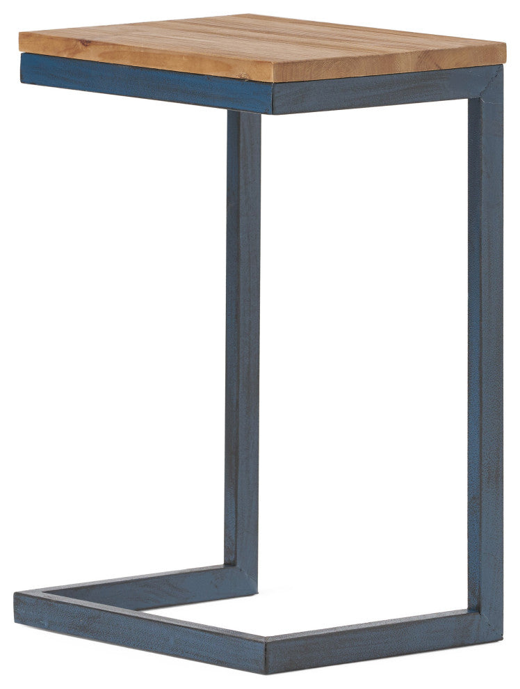 GDF Studio Ramona Fir wood Antique Accent Table, Medium