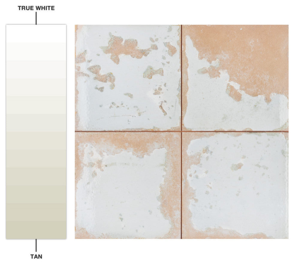 Kings Luxe Heritage White Ceramic Floor and Wall Tile