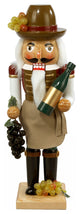 15" Wooden Wine Grower Nutcracker