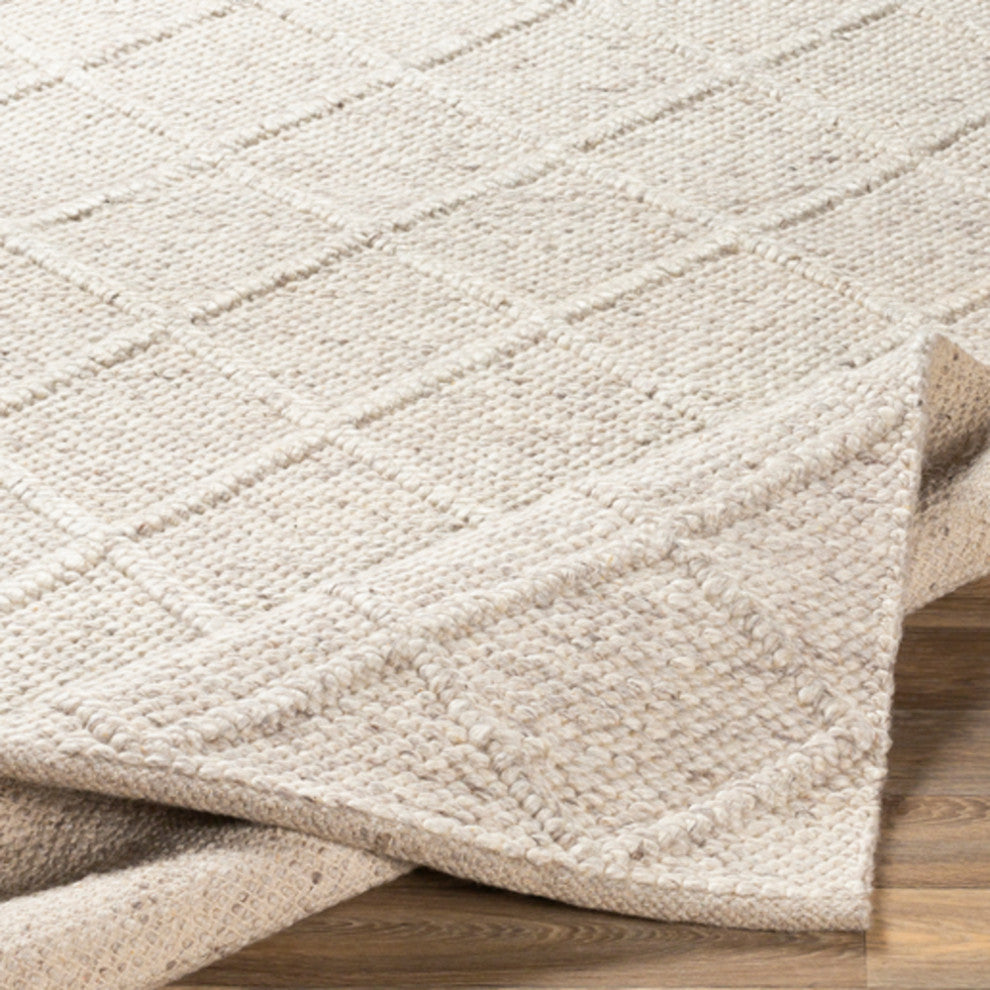 Surya Napels NPL-2300 Texture Area Rug, Camel, 8' x 10' Rectangle