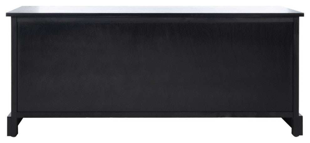 Safavieh Landers 3 Drawer Storage Bench, Black