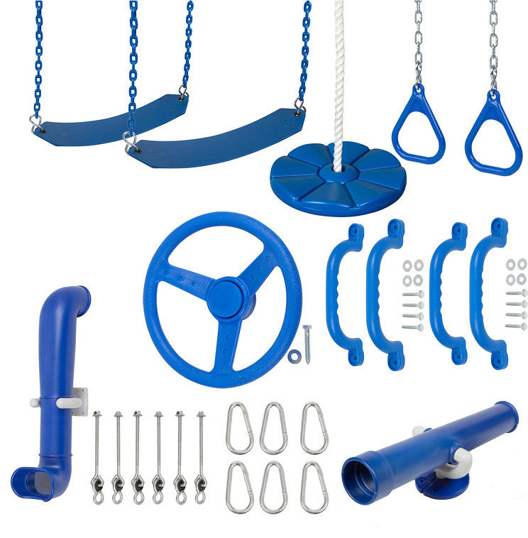 Ultimate Swing Set Kit, Blue