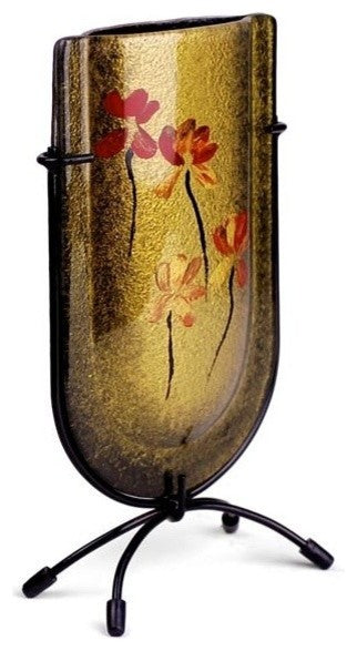 Abstract Garden Flowers Mini U-Shaped Vase