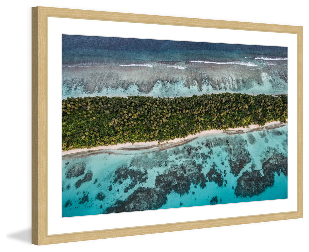 "Big Waves" Framed Painting Print