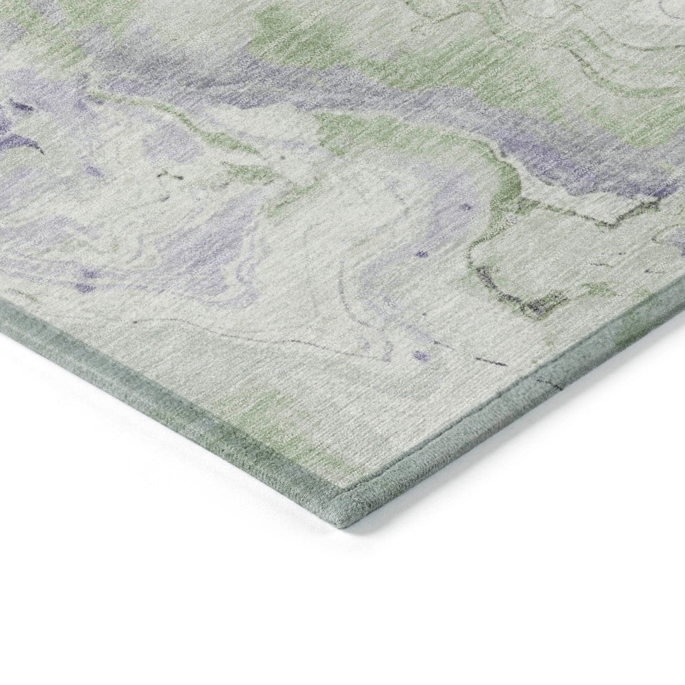 Machine Washable Indoor/Outdoor Chantille ACN1862 Violet 9' x 12' Rug