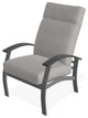 Belle Isle Cushion Outdoor Armchair, Graystone/Graphite