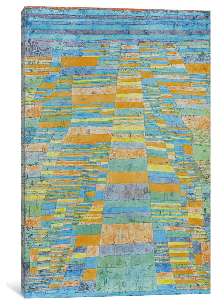 "Primary Route and" bypasses" by Paul Klee, 40x26x1.5"
