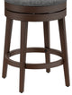 Hillsdale Edenwood Wood Counter Height Swivel Stool with Tufted Back