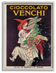 Cioccolato Venchi Vintage Poster Candy Design, 11"x14"