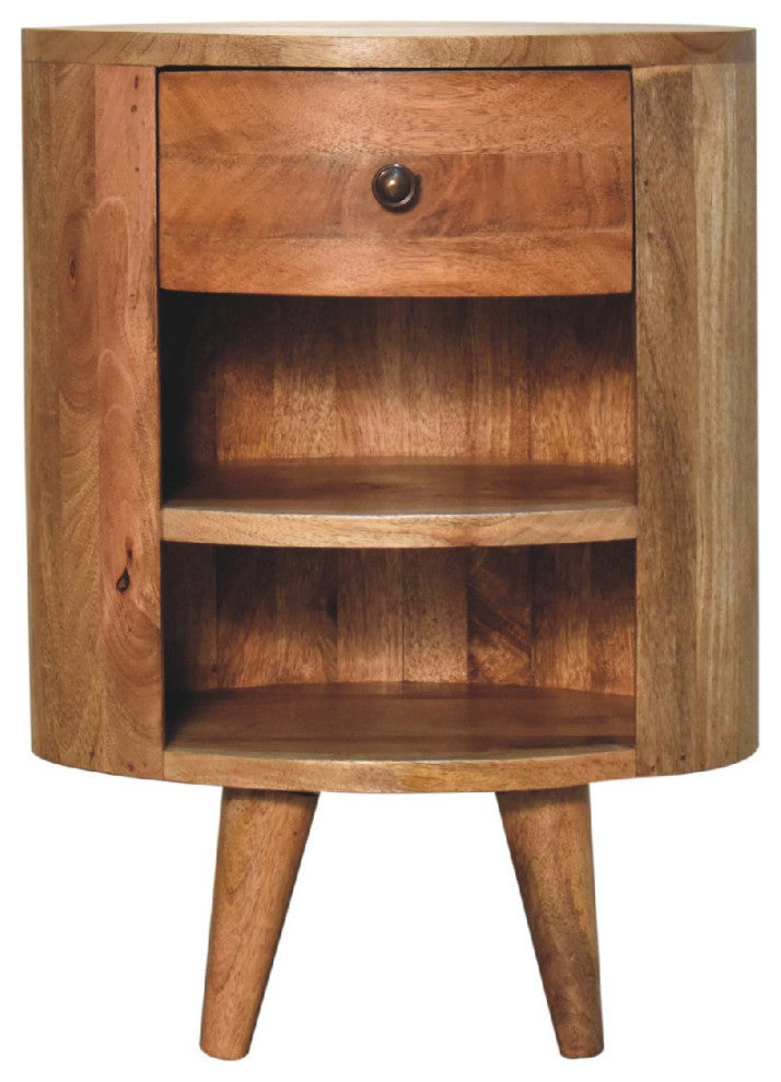 Cortez Oak-ish Bedside