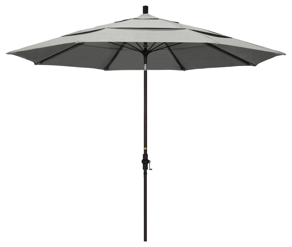 Fiberglass Umbrella Collar Tilt, Sunbrella, Granite, 11'