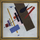 Kazimir Malevich Suprematism - 16" x 16" Framed Premium Canvas Print