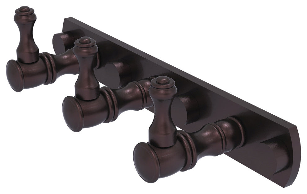 Carolina 3 Position Tie and Belt Rack, Antique Bronze