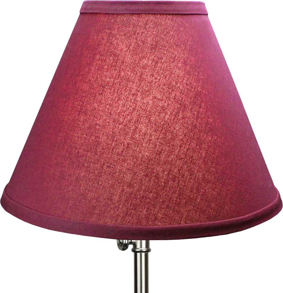 Fenchel Shades, 5"x12"x9" Spider Attachment Empire Lamp Shade, Linen Brick