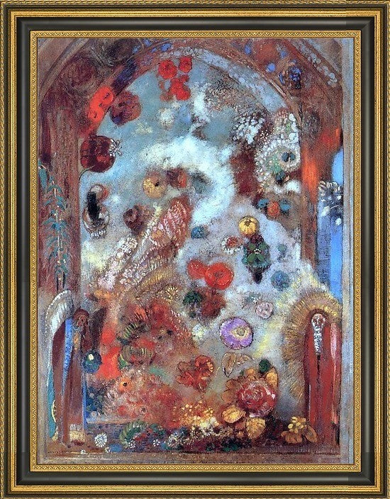 Odilon Redon Stained Glass Window (Allegory)