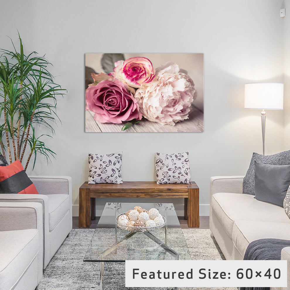 "Bouquet" Wrapped Canvas Art Print, 26x18x1.5
