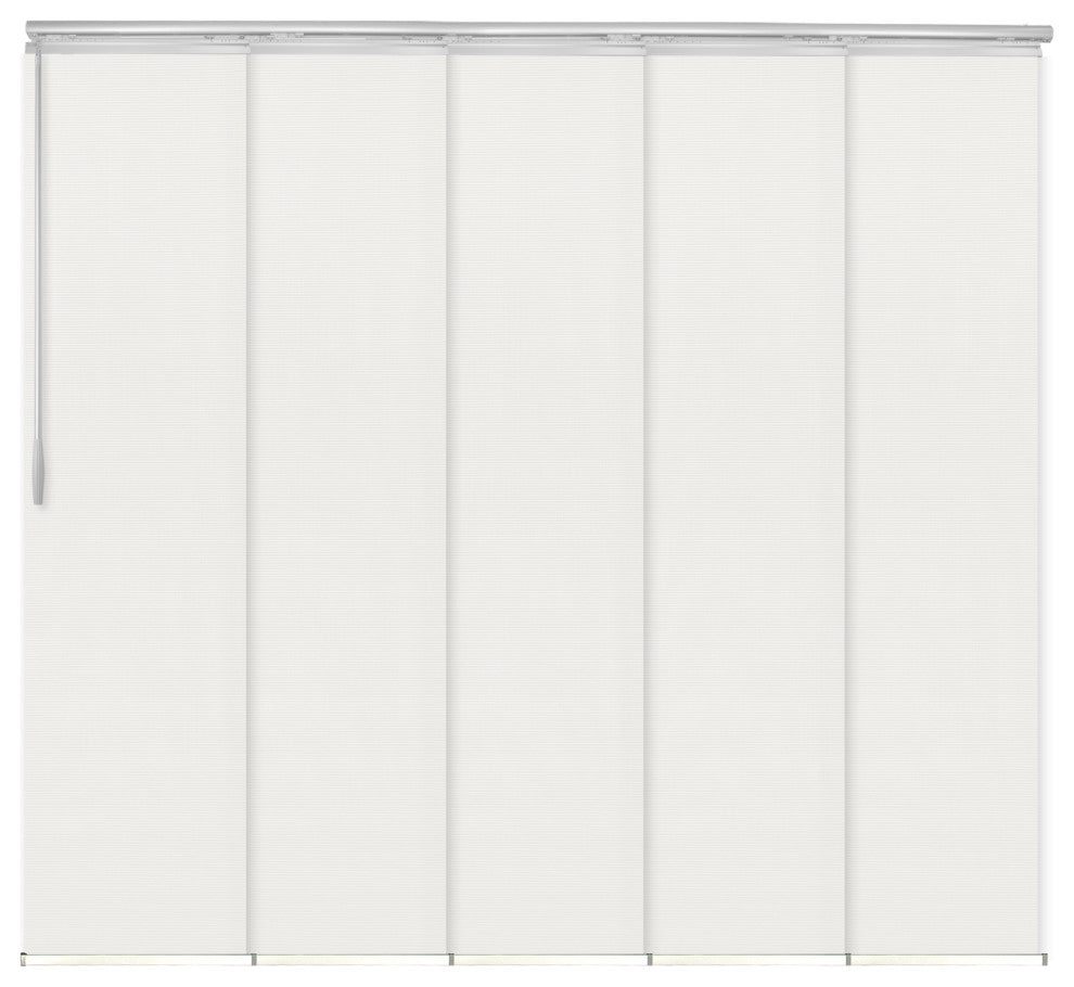 Amour 5-Panel Track Extendable Vertical Blinds 58-110"W
