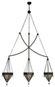 63 Wide Larkfield 3 Light Pendant