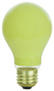 Sunlite 40 Watt A19 Colored, Medium Base, Ceramic Yellow, 12 Pack