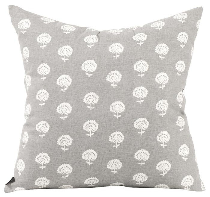 Howard Elliott 20"x20" Dandelion Pewter