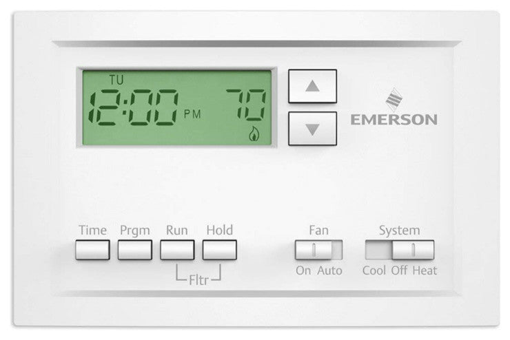 Emerson P210 Programmable Thermostat, Single Stage, 5-1-1