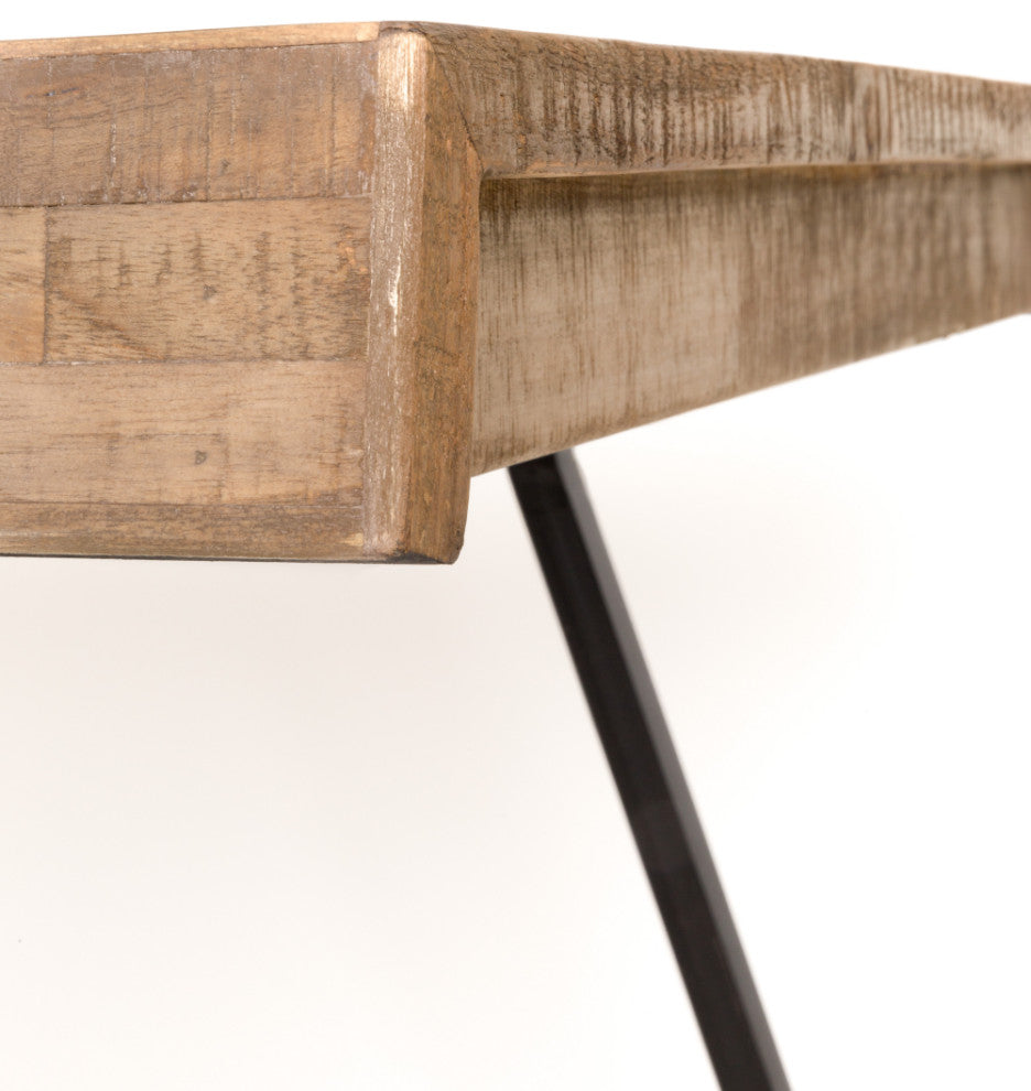 Natural Lacquered Teak Dining Table | DF Suri, Medium